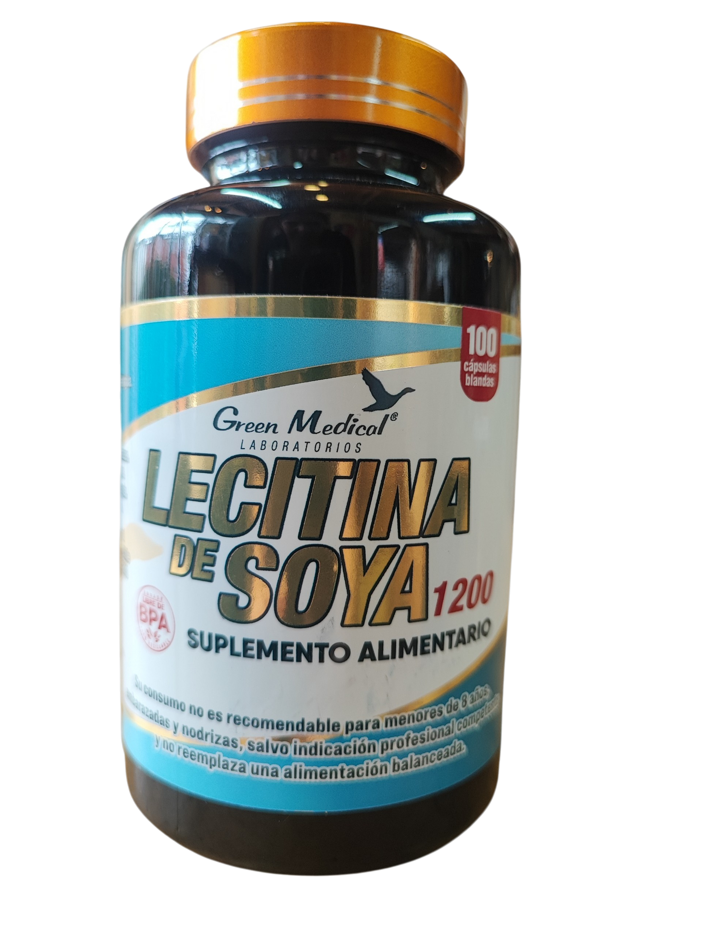 Lecitina de soya - 100 cápsulas Green medical