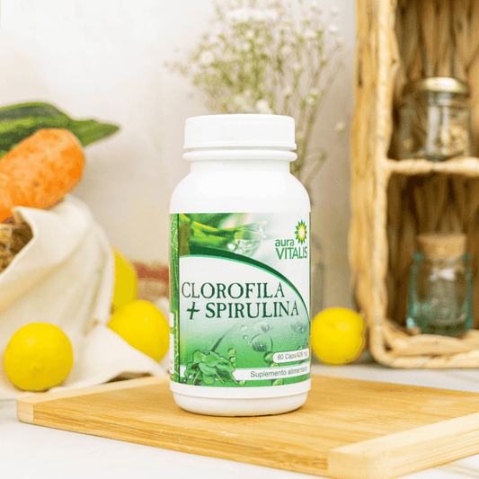 Clorofila + Spirulina - Auravitalis